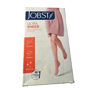 Jobst ultra sheer maternity compression hose 20-30mmHg Size MEDIUM Natural CT
